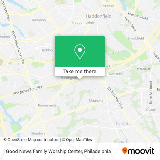 Mapa de Good News Family Worship Center