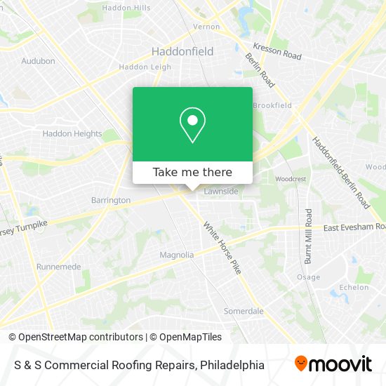 S & S Commercial Roofing Repairs map