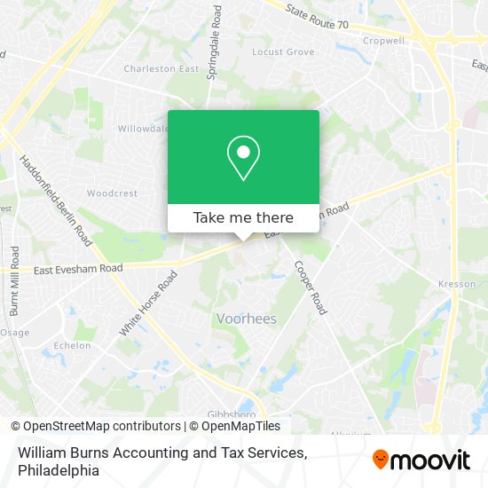 Mapa de William Burns Accounting and Tax Services