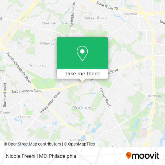 Nicole Freehill MD map