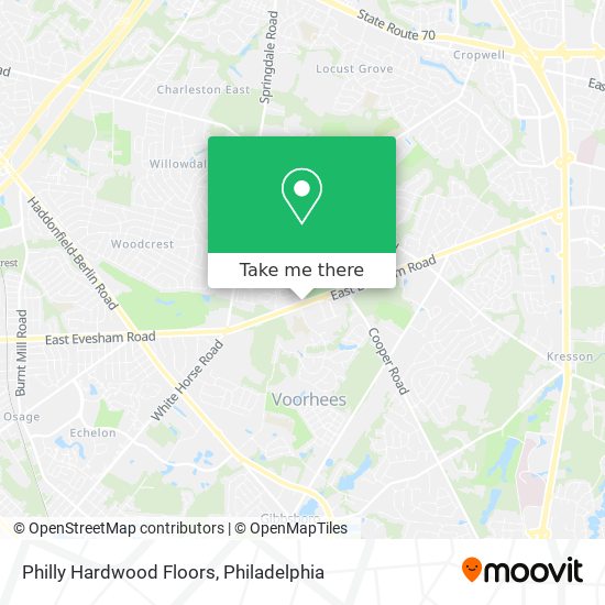 Philly Hardwood Floors map