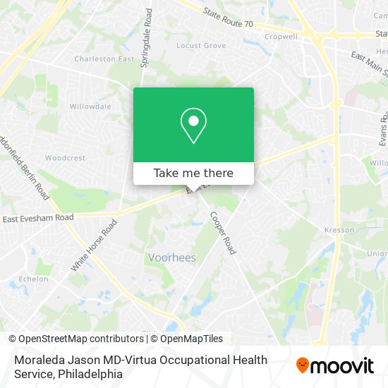 Moraleda Jason MD-Virtua Occupational Health Service map