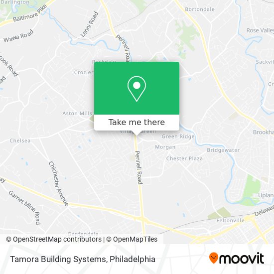 Tamora Building Systems map