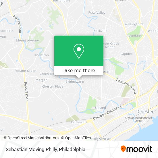 Mapa de Sebastian Moving Philly