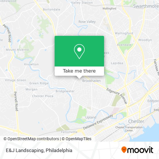 E&J Landscaping map