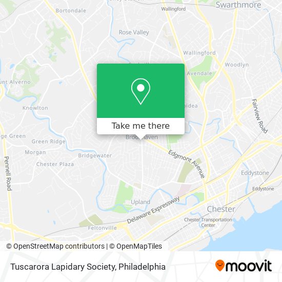 Tuscarora Lapidary Society map