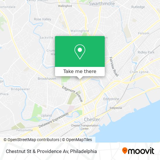 Chestnut St & Providence Av map