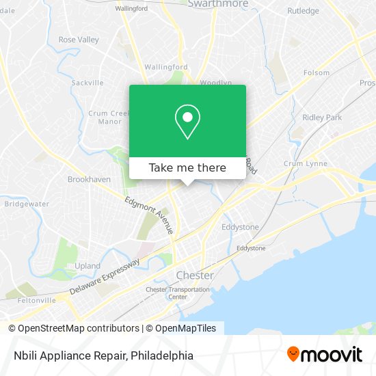 Nbili Appliance Repair map