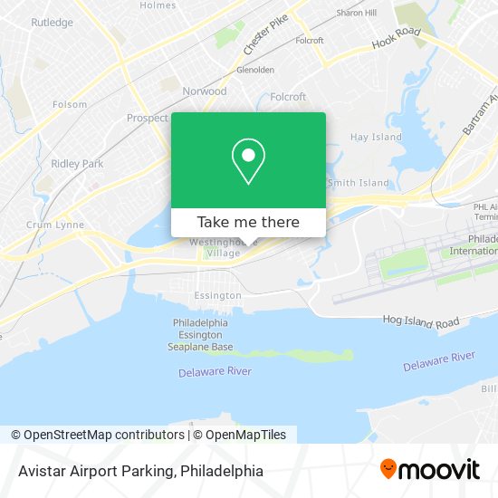 Mapa de Avistar Airport Parking