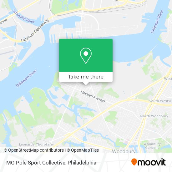 MG Pole Sport Collective map