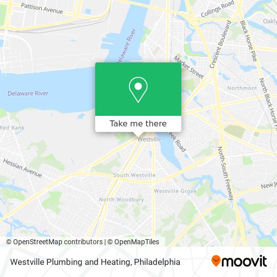 Westville Plumbing and Heating map