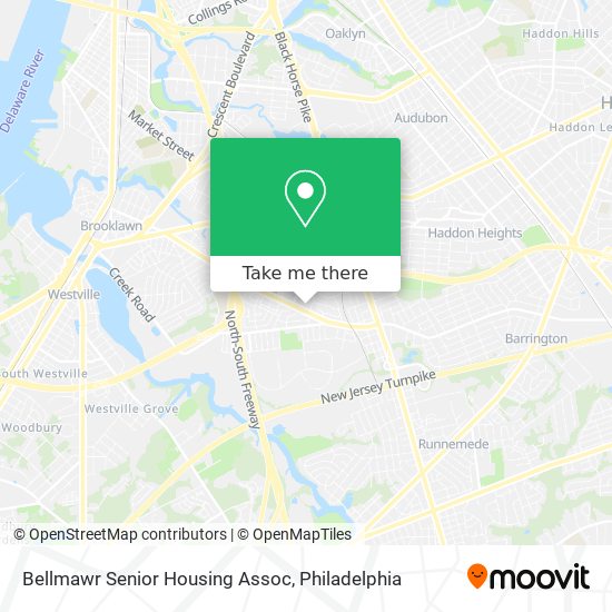 Bellmawr Senior Housing Assoc map