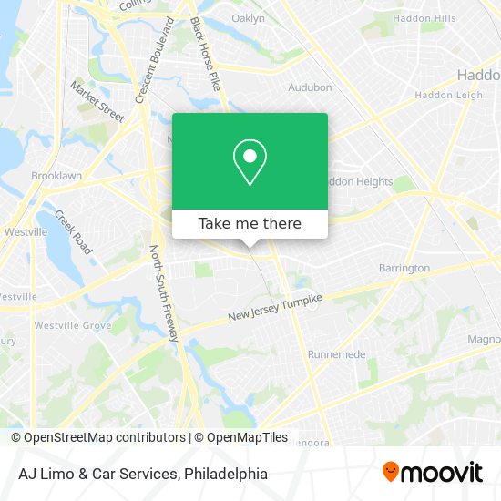 Mapa de AJ Limo & Car Services