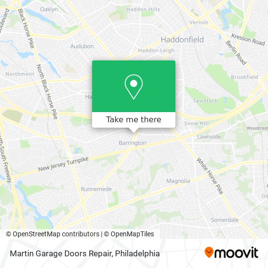 Mapa de Martin Garage Doors Repair