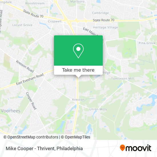 Mike Cooper - Thrivent map