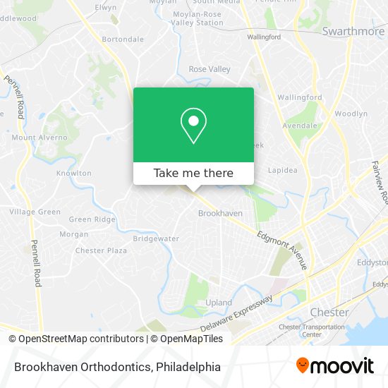 Brookhaven Orthodontics map
