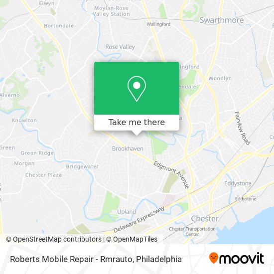 Roberts Mobile Repair - Rmrauto map