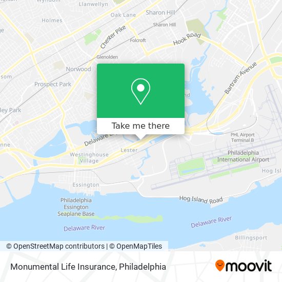 Monumental Life Insurance map