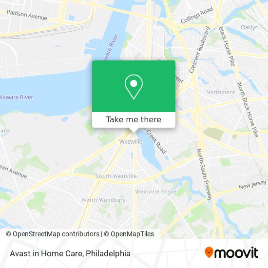 Avast in Home Care map