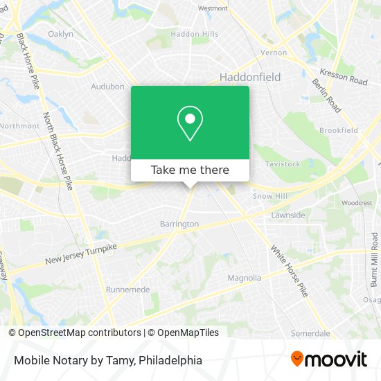Mapa de Mobile Notary by Tamy