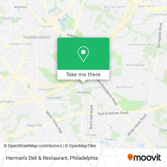 Mapa de Herman's Deli & Restaurant