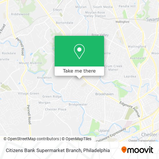 Citizens Bank Supermarket Branch map