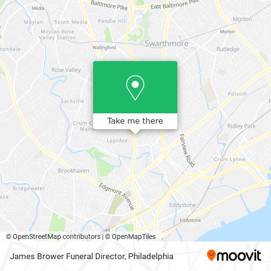 James Brower Funeral Director map