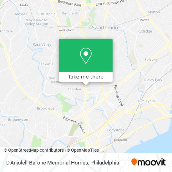 D'Anjolell-Barone Memorial Homes map