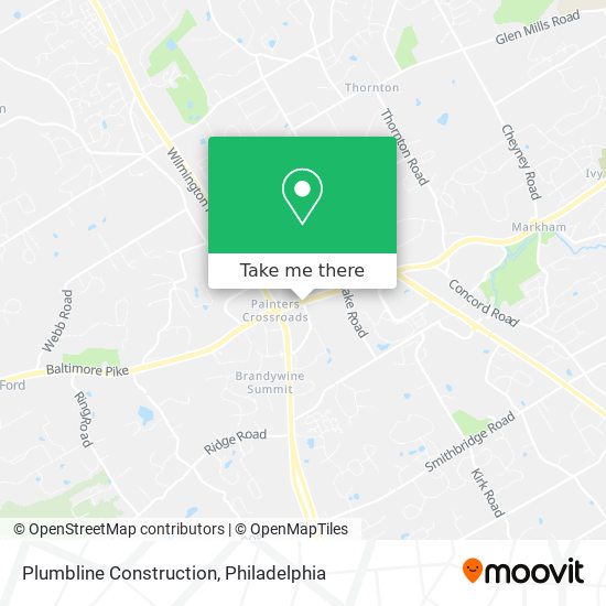 Plumbline Construction map