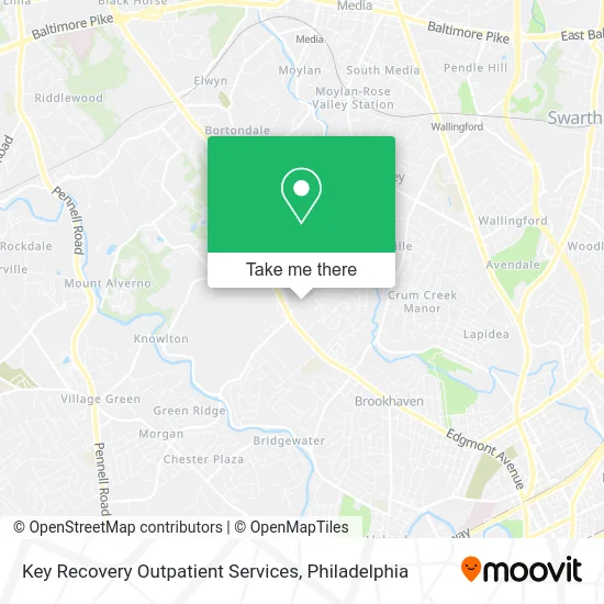 Key Recovery Outpatient Services map
