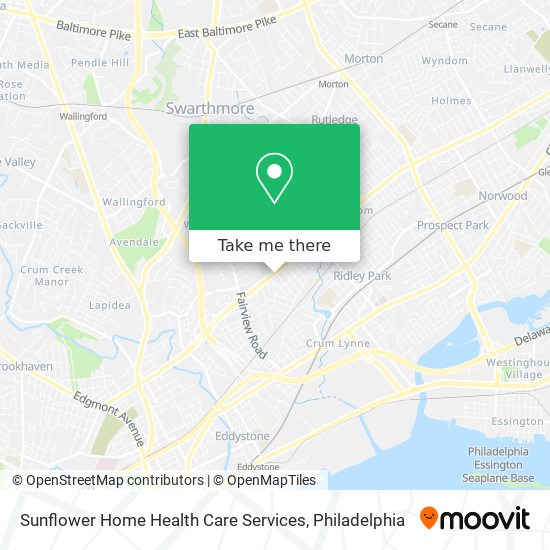 Mapa de Sunflower Home Health Care Services