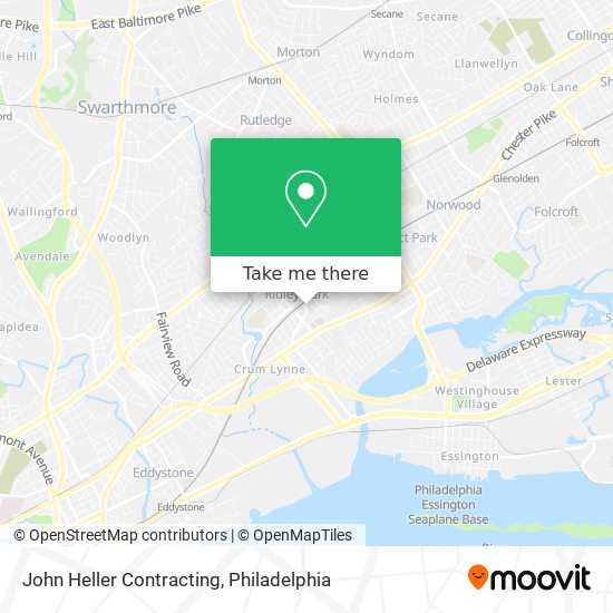 John Heller Contracting map