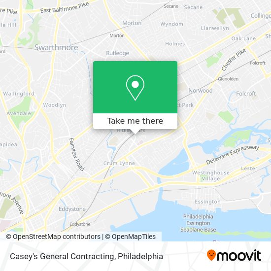 Casey's General Contracting map