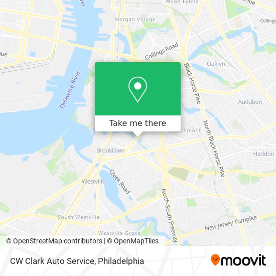 CW Clark Auto Service map