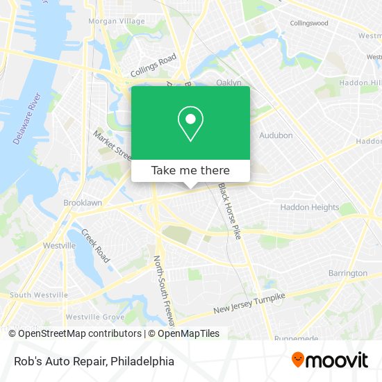 Rob's Auto Repair map