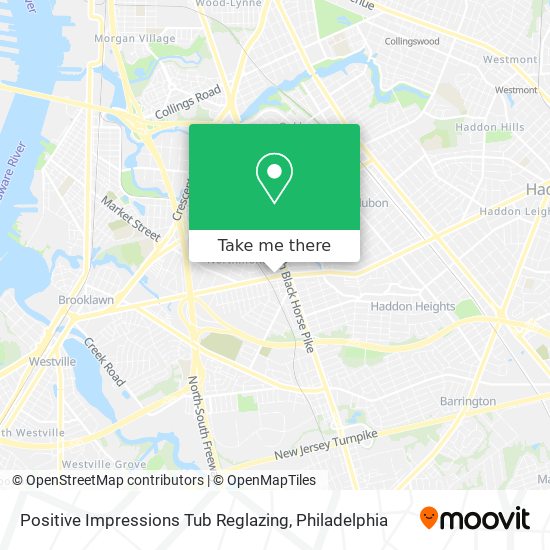 Positive Impressions Tub Reglazing map