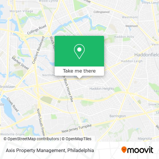 Axis Property Management map