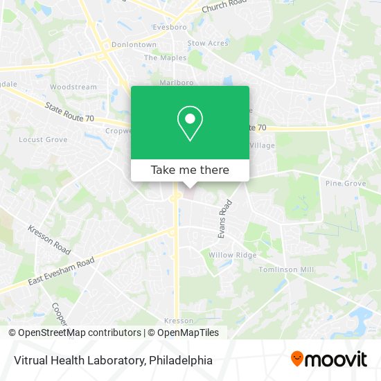 Vitrual Health Laboratory map