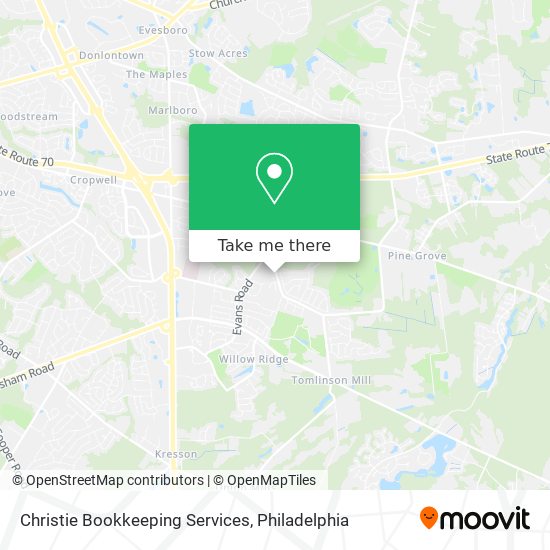 Christie Bookkeeping Services map