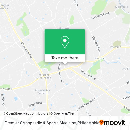 Premier Orthopaedic & Sports Medicine map