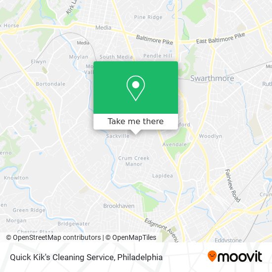 Mapa de Quick Kik's Cleaning Service