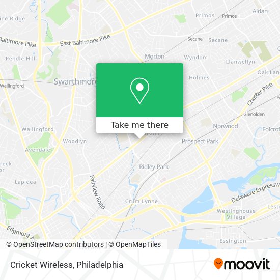 Cricket Wireless map