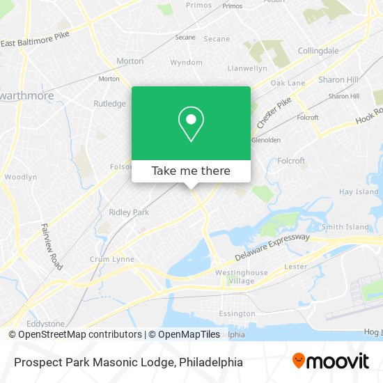 Prospect Park Masonic Lodge map