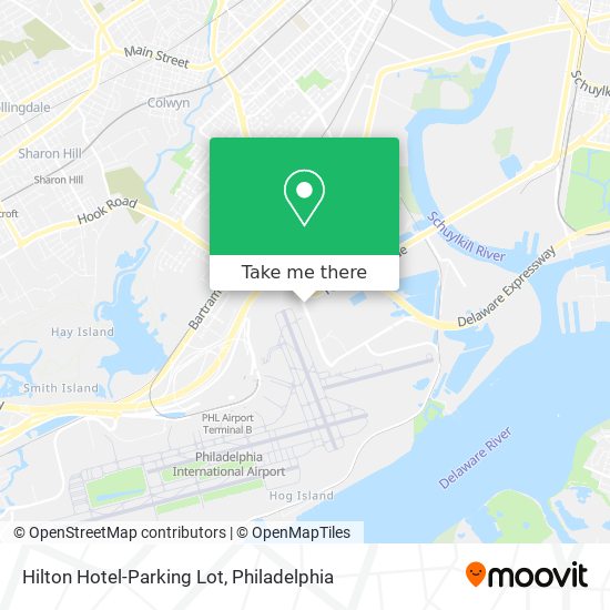 Hilton Hotel-Parking Lot map