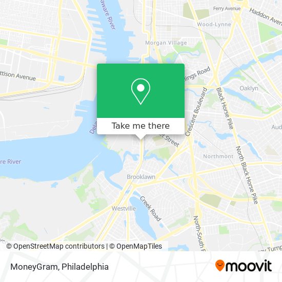 MoneyGram map