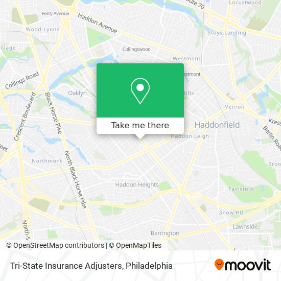 Mapa de Tri-State Insurance Adjusters