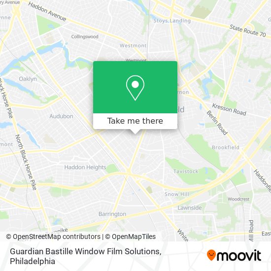 Mapa de Guardian Bastille Window Film Solutions