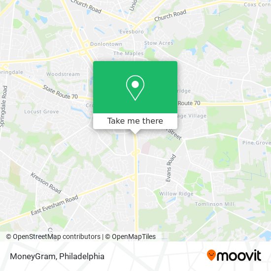 MoneyGram map