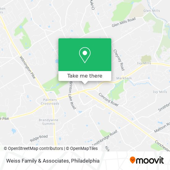 Mapa de Weiss Family & Associates