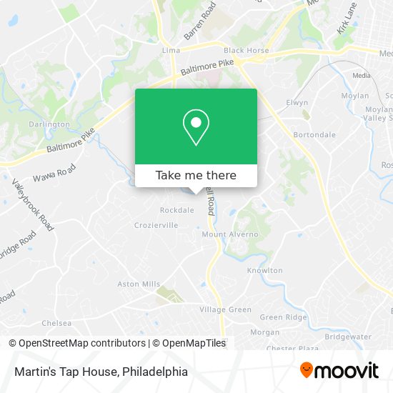 Martin's Tap House map